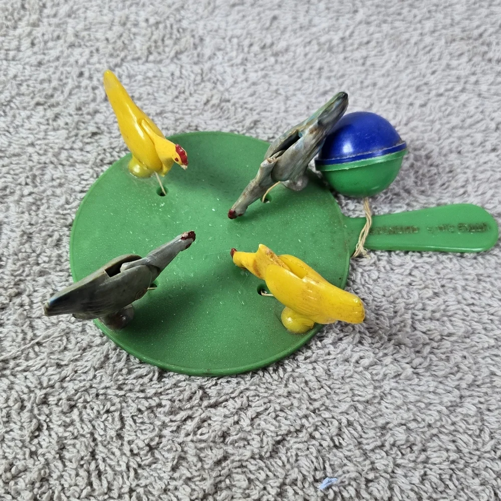 Vintage Pecking Chickens